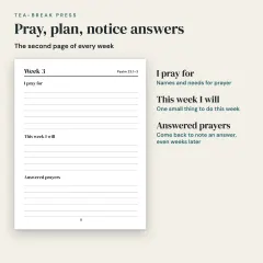 A Year of Prayer and Thanks: A 52-Week Guided Prayer and Gratitude Journal: pray and plan