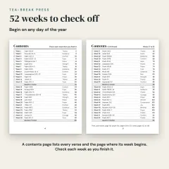 A Year of Prayer and Thanks: A 52-Week Guided Prayer and Gratitude Journal: contents