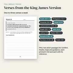 A Year of Prayer and Thanks: A 52-Week Guided Prayer and Gratitude Journal: verses
