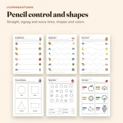 Little Panda's Preschool Skills Activity Book: pencil control
