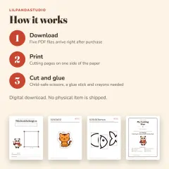 Little Panda's Scissor Skills Activity Book: how it works