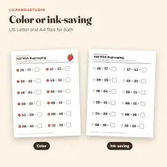 Little Panda's Second Grade Math Workbook: editions