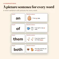 Little Panda's Sight Words Workbook 2: The Next 50 Words: picture sentences