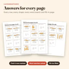 Little Panda's Sight Words Workbook 2: The Next 50 Words: answers
