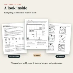 Sleuthoku Crime Mystery, Vol. 1: 60 Logic Cases for Adults: look inside