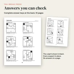 Sleuthoku Crime Mystery, Vol. 4: Museums, Galleries and Libraries, 60 Logic Cases for Adults: answers