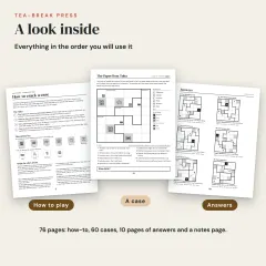 Sleuthoku Crime Mystery, Vol. 6: Stage and Screen, 60 Logic Cases for Adults: look inside