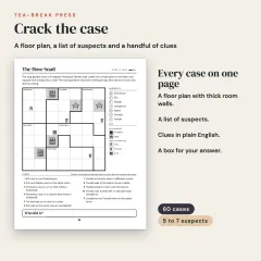 Sleuthoku Crime Mystery, Vol. 8: Hard Cases, 60 Logic Cases for Adults: one case per page