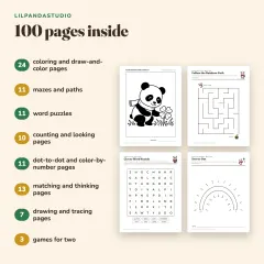 Little Panda's St Patrick's Day Activity Book: what’s inside