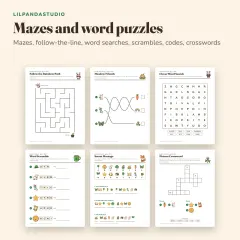 Little Panda's St Patrick's Day Activity Book: mazes and words