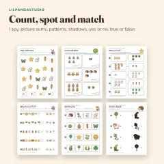 Little Panda's St Patrick's Day Activity Book: count and match