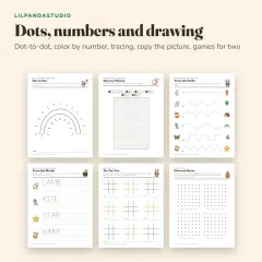 Little Panda's St Patrick's Day Activity Book: dots and drawing