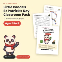Little Panda’s St Patrick’s Day Classroom Pack: cover