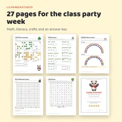 Little Panda’s St Patrick’s Day Classroom Pack: all pages