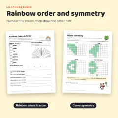 Little Panda’s St Patrick’s Day Classroom Pack: order symmetry