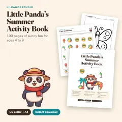 Little Panda's Summer Activity Book: cover