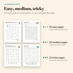 Little Panda's Summer Activity Book: levels