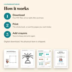Little Panda's Summer Activity Book: how it works