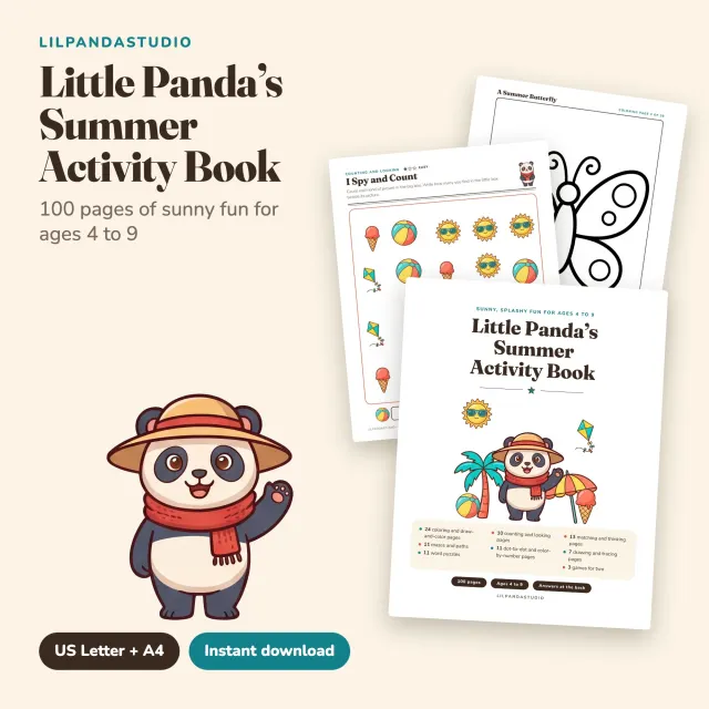 Little Panda's Summer Activity Book cover