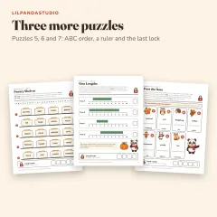 Little Panda’s Thanksgiving Escape Room: shelves vines note