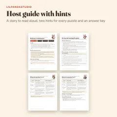 Little Panda’s Thanksgiving Escape Room: host guide
