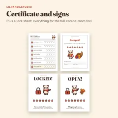 Little Panda’s Thanksgiving Escape Room: extras