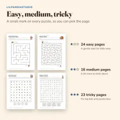 Little Panda's Things That Go Activity Book: levels