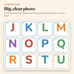 Little Panda's Toddler Learning Binder: pieces close up