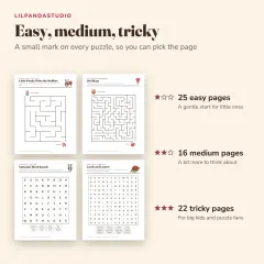 Little Panda's Valentine's Day Activity Book: levels