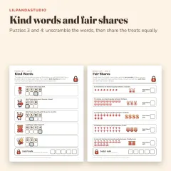 Little Panda’s Valentine’s Day Escape Room: words and shares