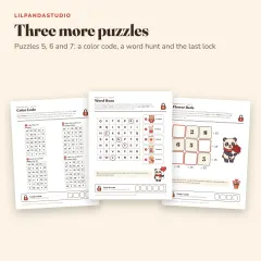Little Panda’s Valentine’s Day Escape Room: code hunt beds