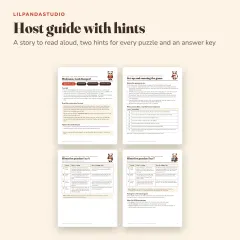 Little Panda’s Valentine’s Day Escape Room: host guide