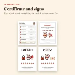 Little Panda’s Valentine’s Day Escape Room: extras