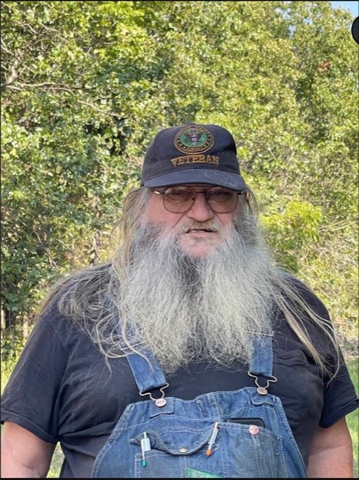 Hoang’s step dad, a US Army veteran, wearing his veteran cap